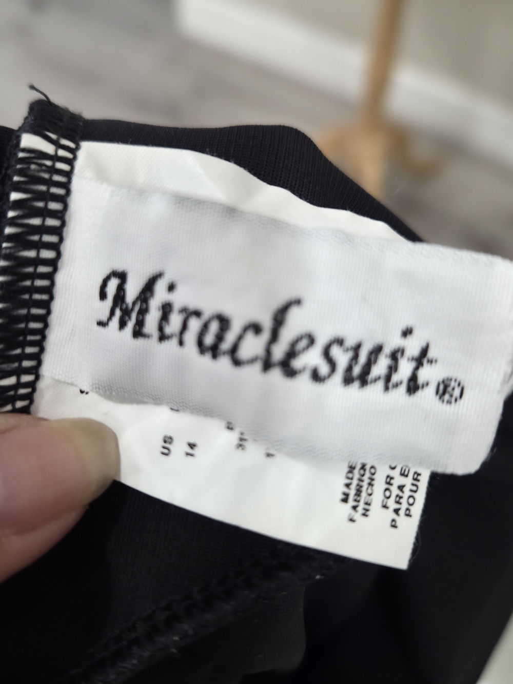 Miraclesuit Black V-Notch One-Piece Swimsuit with Ruching - Picture 7 of 9